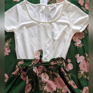 Francesca's Floral Romper